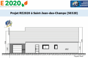 Etude thermique RE2020 + ACV à Saint-Jean-des-Champs 50320