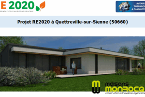 Etude thermique RE2020 + ACV à Quettreville-sur-Sienne 50660