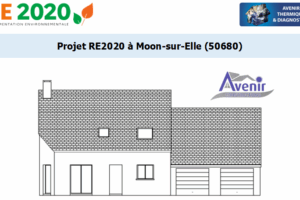 Etude thermique RE2020 + ACV à Moon-sur-Elle 50680