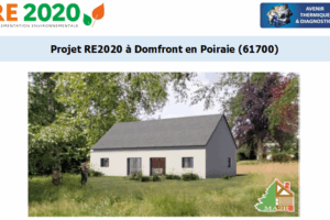 Etude thermique RE2020 + ACV à Domfront en Poiraie 61700
