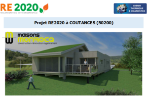Etude thermique RE2020 + ACV à COUTANCES 50200