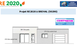 Etude thermique RE2020 + ACV à BREHAL 50290