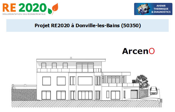 Etude thermique RE2020 + ACV à Donville-les-Bains 50350