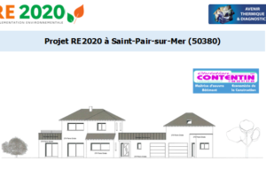 Etude thermique RE2020 + ACV à Saint-Pair-sur-Mer 50380