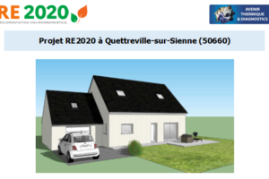 Etude thermique RE2020 + ACV à Quettreville-sur-Sienne 50660