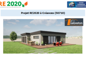 Etude thermique RE2020 + ACV à Créances 50710