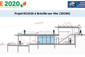 Etude thermique RE2020 + ACV à Bréville-sur-Mer 50290