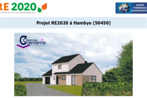 Etude thermique RE2020 + ACV à Hambye 50450
