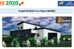 Etude thermique RE2020 + ACV à La Haye 50580