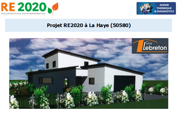 Etude thermique RE2020 + ACV à La Haye 50580