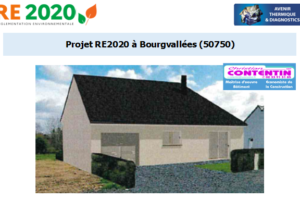 Etude thermique RE2020 + ACV à Bourgvallées 50750