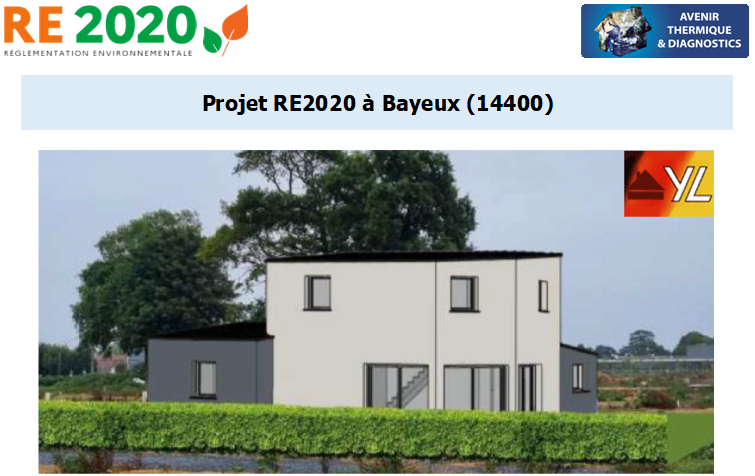 Etude thermique RE2020 + ACV à Bayeux 14400