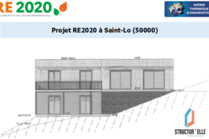 Etude thermique RE2020 + ACV à Saint-Lo 50000