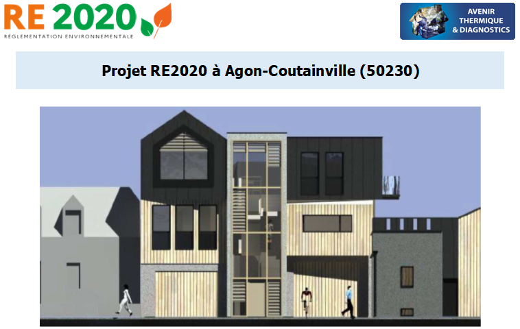 Etude thermique RE2020 + ACV à Agon-Coutainville 50230