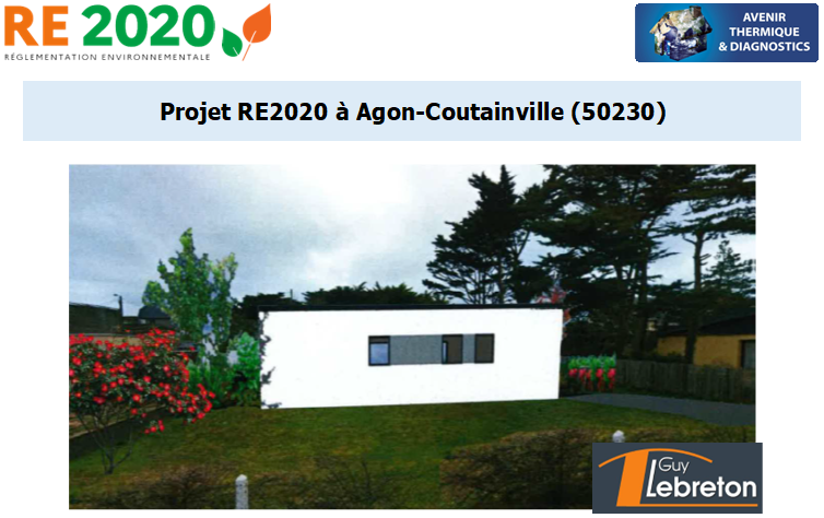 Etude thermique RE2020 + ACV à Agon-Coutainville 50230