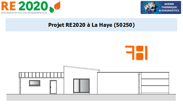 Etude thermique RE2020 + ACV à La Haye 50250