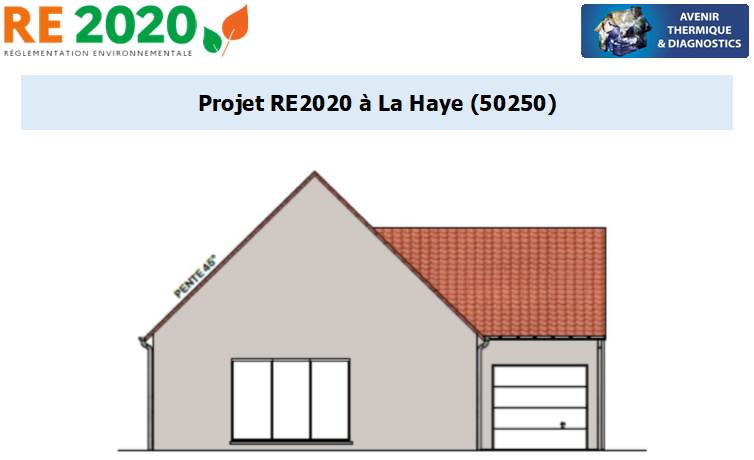 Etude thermique RE2020 + ACV à La Haye 50250
