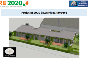 Etude thermique RE2020 + ACV à Les Pieux 50340