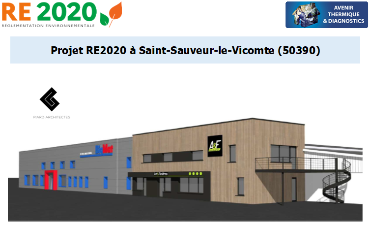 Etude thermique RE2020 + ACV à Saint-Sauveur-le-Vicomte 50390