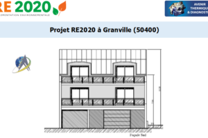 Etude thermique RE2020 + ACV à Granville 50400