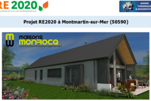 Etude thermique RE2020 + ACV à Montmartin-sur-Mer 50590