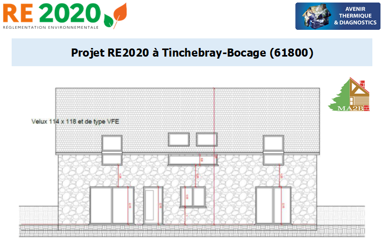 Etude thermique RE2020 + ACV à Tinchebray-Bocage 61800