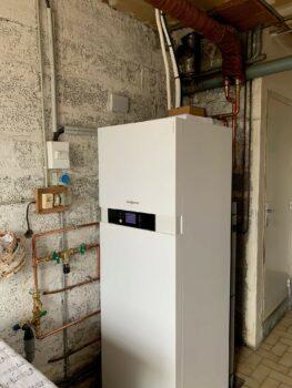 Installation d'une pompe à chaleur VIESSMANN à HERENGUEVILLE 50660