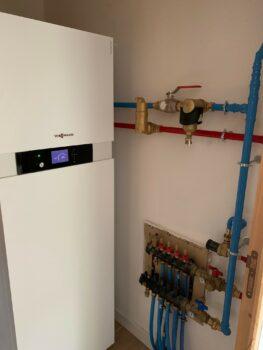 Installation d'une pompe à chaleur VIESSMANN à ORVAL-SUR-SIENNE 50660