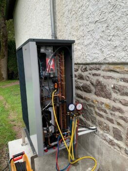 Installation d'une pompe à chaleur VIESSMANN à QUETTREVILLE-SUR-SIENNE 50660