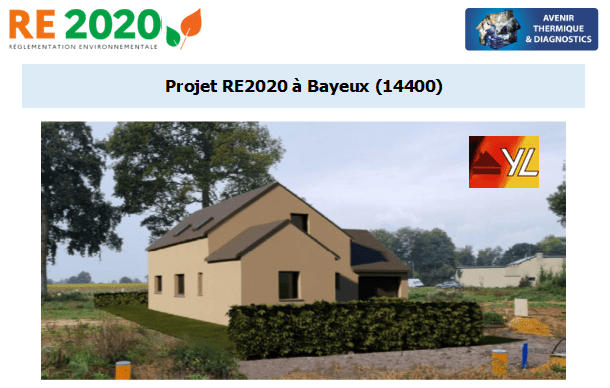 Etude thermique RE2020 + ACV à Bayeux 14400