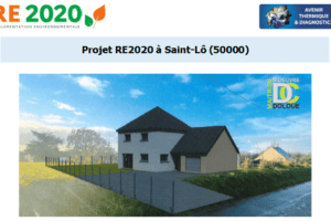 Etude thermique RE2020 + ACV à Saint-Lô 50000