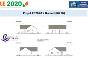 Etude thermique RE2020 + ACV à Bréhal 50290