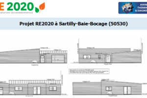 Etude thermique RE2020 + ACV à Sartilly-Baie-Bocage 50530
