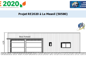 Etude thermique RE2020 + ACV à Le Mesnil 50580
