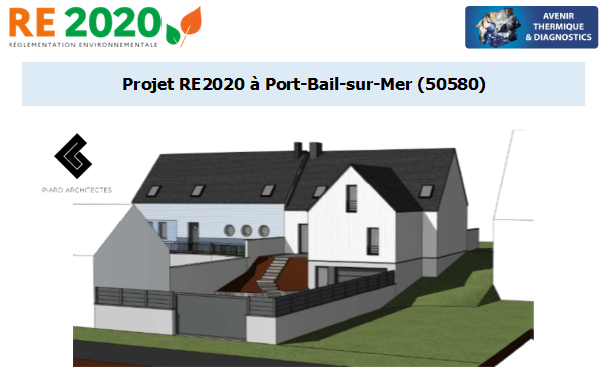 Etude thermique RE2020 + ACV à Port-Bail-sur-Mer 50580