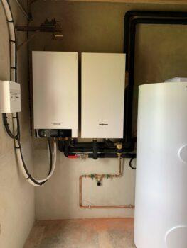 Installation d'une pompe à chaleur VIESSMANN à COURCY 50200