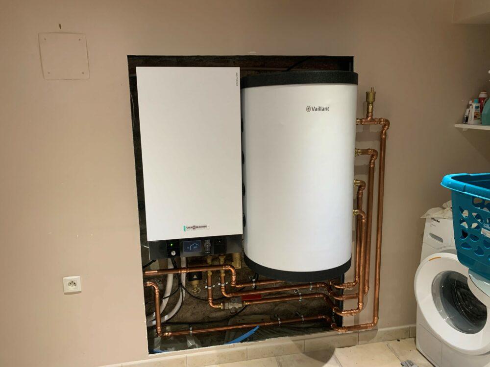 Installation d'une pompe à chaleur VIESSMANN à COUTANCES 50200