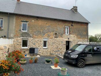 Installation d'une pompe à chaleur VIESSMANN à HAUTEVILLE-LA-GUICHARD 50570