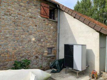 Installation d'une pompe à chaleur VIESSMANN à JULLOUVILLE 50610