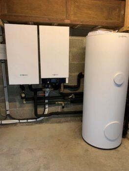 Installation d'une pompe à chaleur VIESSMANN à JULLOUVILLE 50610