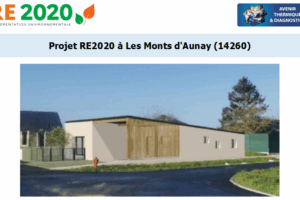 Etude thermique RE2020 + ACV à Les Monts d'Aunay 14260