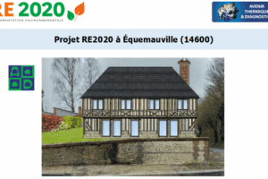 Etude thermique RE2020 + ACV à Équemauville 14600