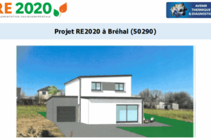 Etude thermique RE2020 + ACV à Bréhal 50290