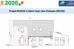 Etude thermique RE2020 + ACV à Saint-Jean-des-Champs 50320