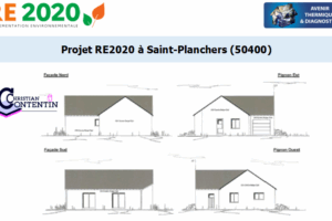 Etude thermique RE2020 + ACV à Saint-Planchers 50400