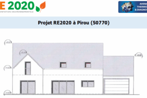 Etude thermique RE2020 + ACV à Pirou 50770