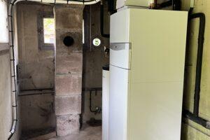 Installation d'une pompe à chaleur VAILLANT à CAMPROND 50210