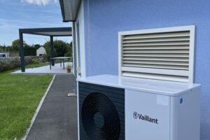 Installation d'une pompe à chaleur VAILLANT à MONTMARTIN SUR MER 50590