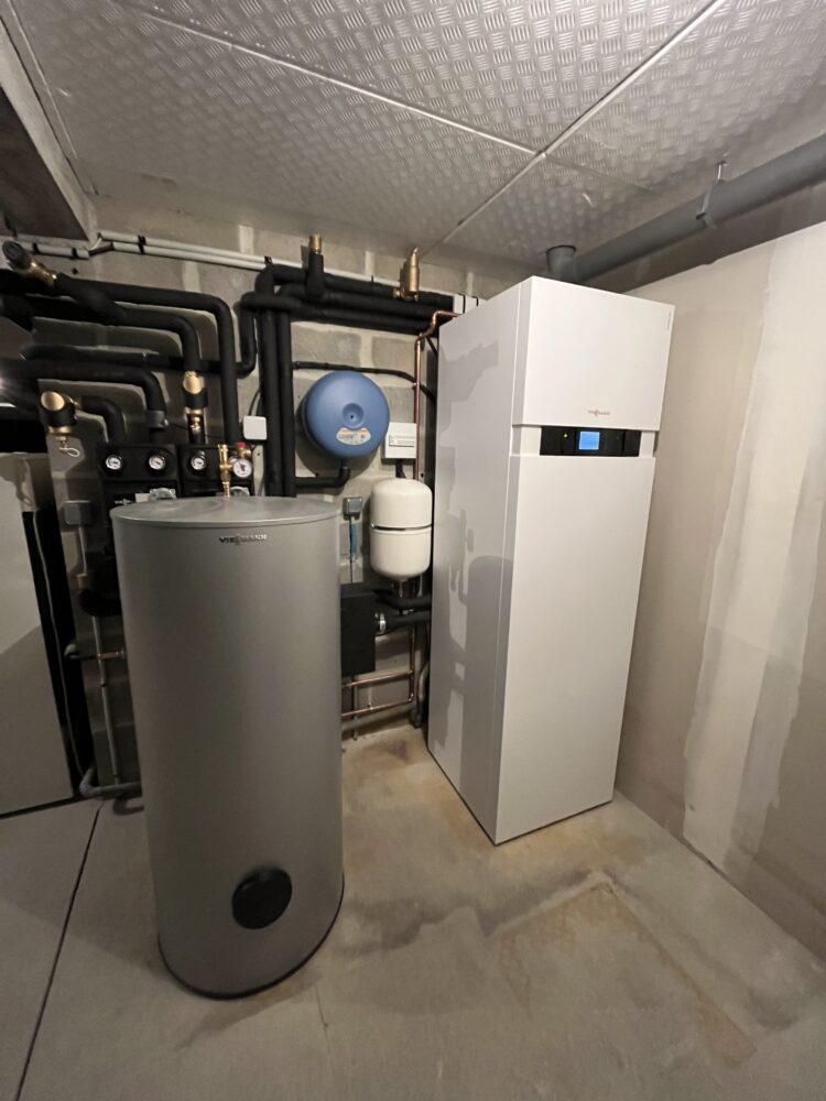 Installation d'une pompe à chaleur VIESSMANN à AGON-COUTAINVILLE 50230