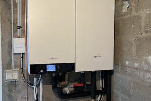 Installation d'une pompe à chaleur VIESSMANN à REGNEVILLE SUR MER 50590